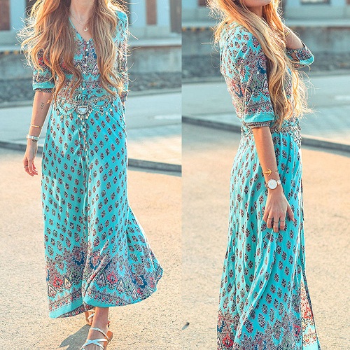 Top 9 Frocks with Sleeves Design For Womens | I Fashion Styles