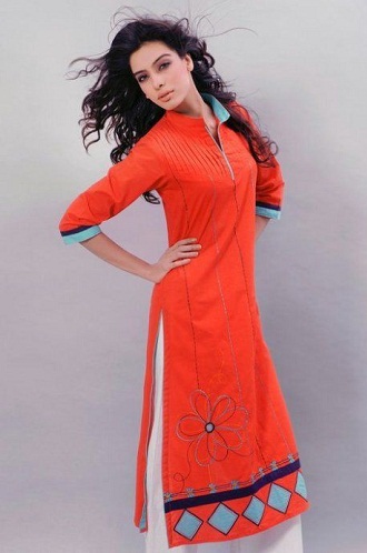 9 Beautiful Designs of Orange Salwar Suits for Traditional Look