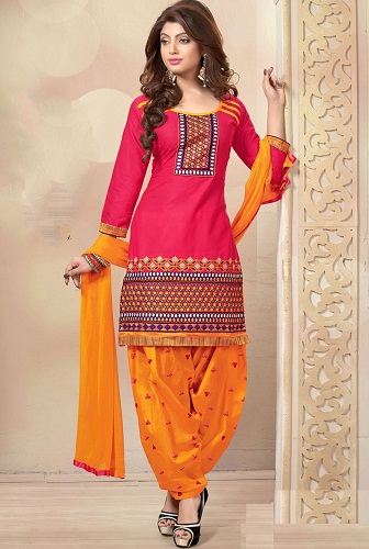 9 Beautiful Designs of Orange Salwar Suits for Traditional Look