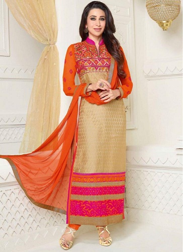 9 Beautiful Designs of Orange Salwar Suits for Traditional Look