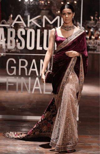 Velvet Sarees Collection - 10 Stylish and Trending Models