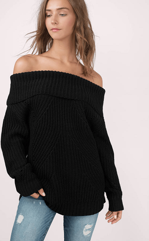 9 Modern off The Shoulder Sweaters For Women With Images | I Fashion Styles