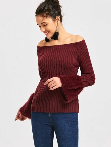 9 Modern off The Shoulder Sweaters For Women With Images | I Fashion Styles