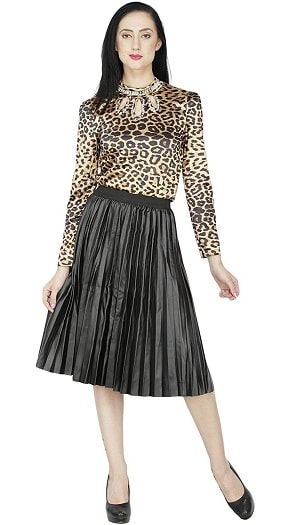 15 Stylish Designs of Leather Skirts That Will Speak Your Fashion