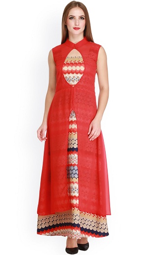 25 Trending Georgette Kurti Designs for Stunning Look