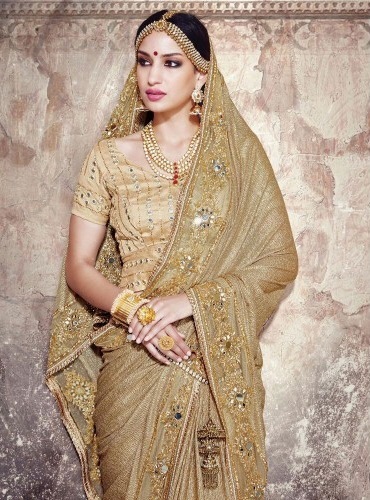 20 Golden Sarees To Explore In This Wedding Season | I Fashion Styles