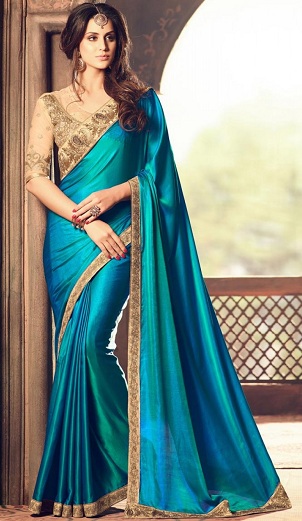 20 Stunning Models of Blue Sarees for All Occasions