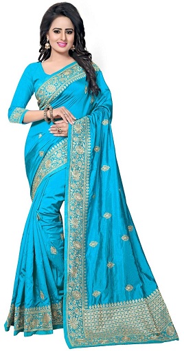 20 Stunning Models of Blue Sarees for All Occasions
