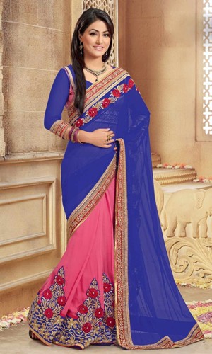 20 Stunning Models of Blue Sarees for All Occasions