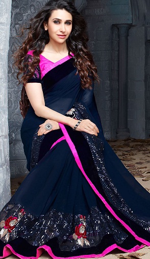 20 Stunning Models of Blue Sarees for All Occasions
