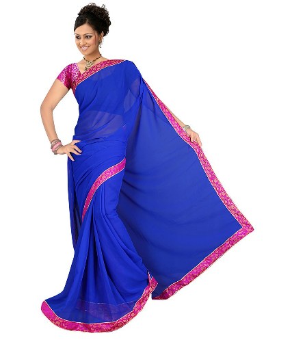 20 Stunning Models of Blue Sarees for All Occasions