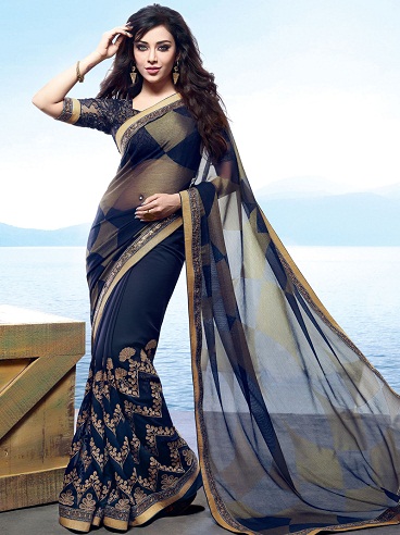 20 Stunning Models of Blue Sarees for All Occasions