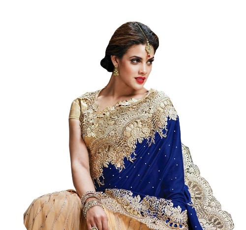 20 Stunning Models of Blue Sarees for All Occasions