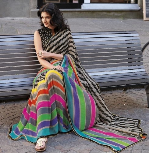 Top 20 Amazing Georgette Sarees That Speak Your Style | I Fashion Styles