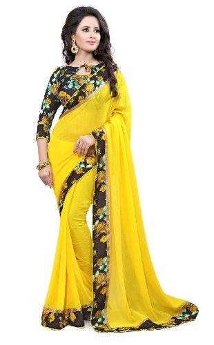 Top 20 Amazing Georgette Sarees That Speak Your Style | I Fashion Styles
