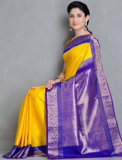 20 Mesmerizing Yellow Sarees for Stunning and Bright Look