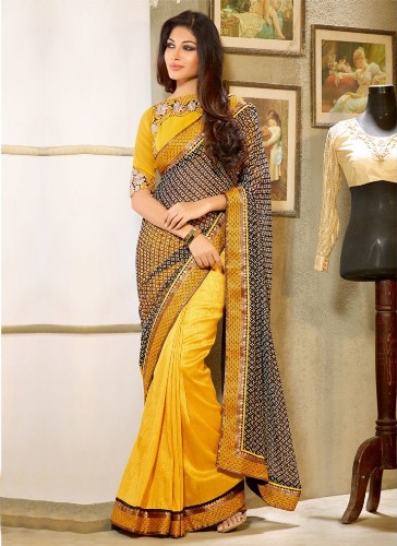 20 Mesmerizing Yellow Sarees for Stunning and Bright Look