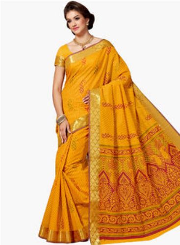 20 Mesmerizing Yellow Sarees for Stunning and Bright Look