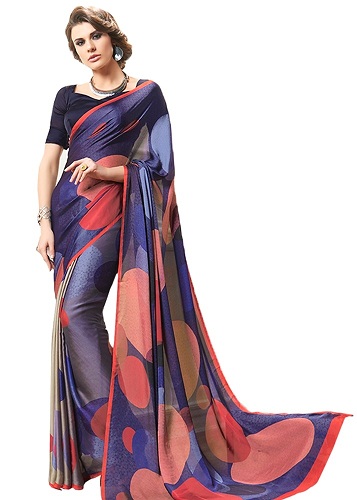 25 Trending Collection of Crepe Sarees For Stunning Look