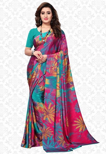 25 Trending Collection of Crepe Sarees For Stunning Look