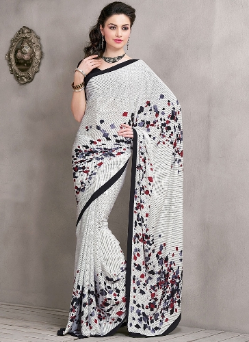 25 Trending Collection of Crepe Sarees For Stunning Look