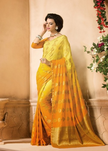 25 Trending Collection of Crepe Sarees For Stunning Look