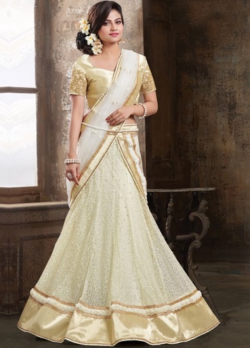 Golden Lehenga Choli - These 15 Beautiful Designs To Get Royal Look