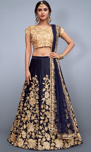 Golden Lehenga Choli - These 15 Beautiful Designs To Get Royal Look