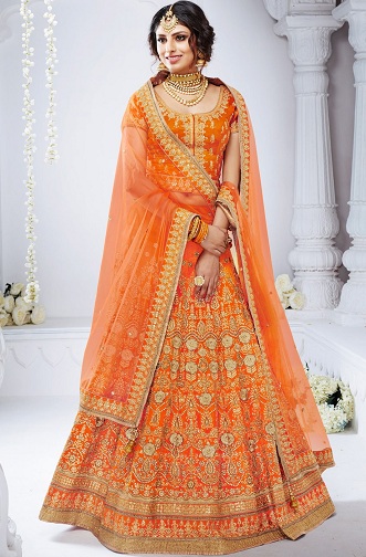 Golden Lehenga Choli - These 15 Beautiful Designs To Get Royal Look