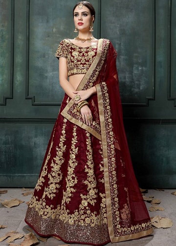 Golden Lehenga Choli - These 15 Beautiful Designs To Get Royal Look
