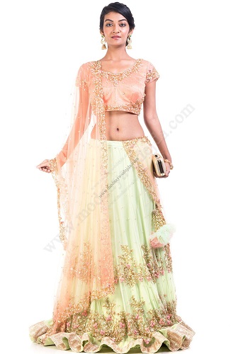 Golden Lehenga Choli - These 15 Beautiful Designs To Get Royal Look