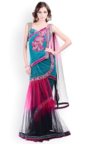 10 Trending Models of Net Lehenga Choli For Beautiful Look