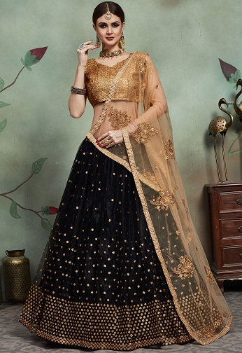 10 Trending Models of Net Lehenga Choli For Beautiful Look