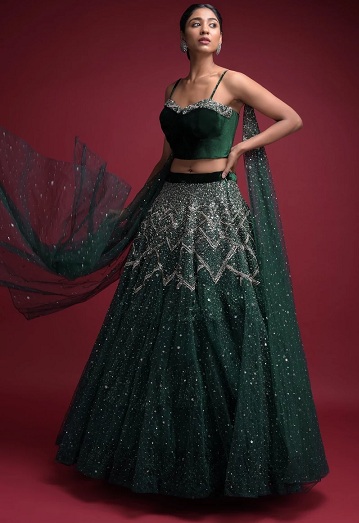 10 Trending Models of Net Lehenga Choli For Beautiful Look