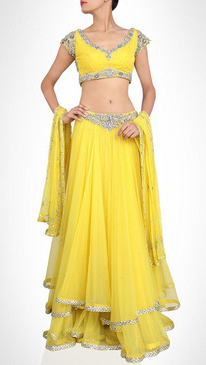 15 Trending Yellow Lehenga Choli Designs for Traditional Look