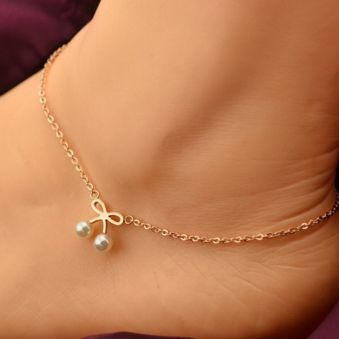 9 Stunning Models of Pearl Anklets - Latest Collection