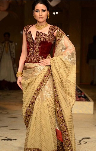 20 Trendy Corset Blouse Designs for Fashionable Look