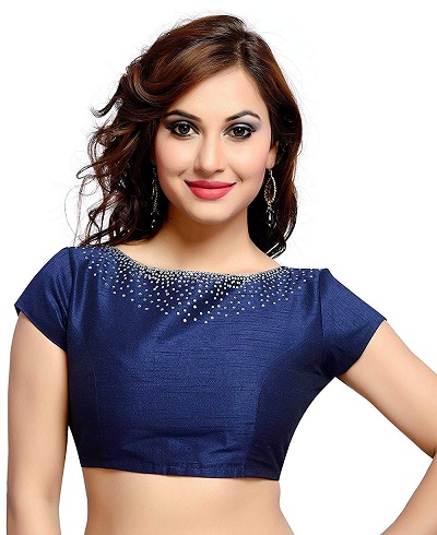 15 Beautiful Shades of Blue Blouse Designs - Never Seen Collection