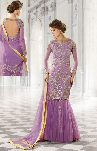 15 Stunning Designs of Purple Salwar Suits for Regal Look