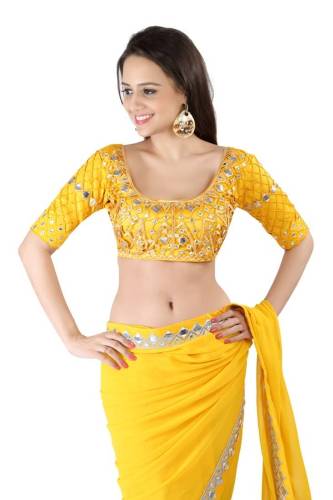 Top 9 Trending Yellow Blouse Designs For Traditional Look