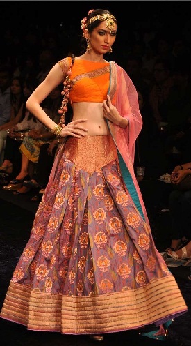 Orange Colour Blouse Designs - 9 Latest Collection for Ethnic Look