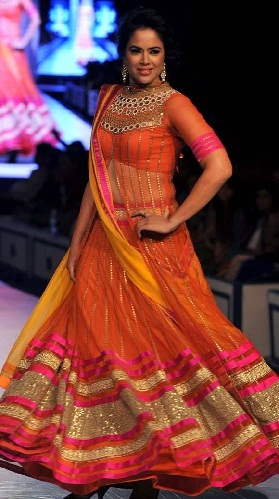 Orange Colour Blouse Designs - 9 Latest Collection for Ethnic Look