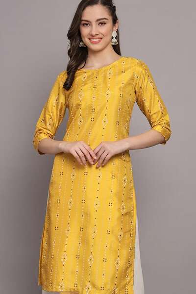 9 Best Golden Kurta Designs For Women and Men | I Fashion Styles