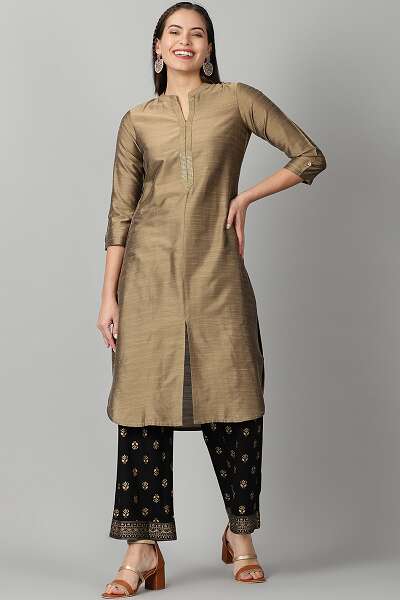 9 Best Golden Kurta Designs For Women and Men | I Fashion Styles