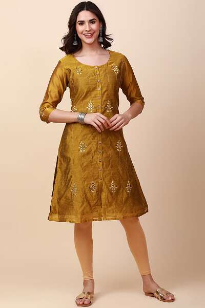 9 Best Golden Kurta Designs For Women and Men | I Fashion Styles