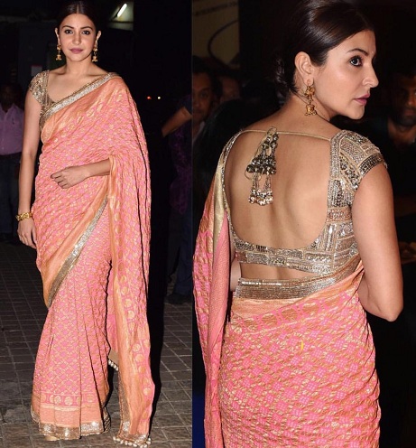 Gorgeous Anushka Sharma In Saree with Images: Latest and Best 15