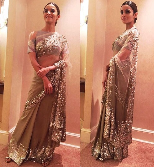 Alia Saree Looks: 15 Latest Hot Pics of Alia Bhatt in Saree 2025