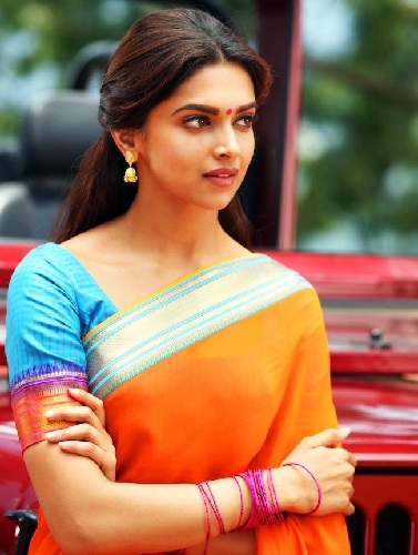 25 Recent Pics of Deepika Padukone in Saree Blouse 2025