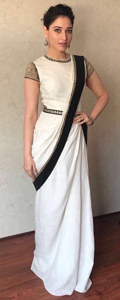 Stunning Images of Tamanna in Saree - 20 Latest Pics