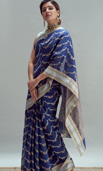 20 Hot Pics of Actress Samantha Ruth Prabhu in Saree 2025